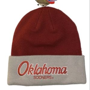 Sports Specialties Oklahoma Sooners Knit Hat OG 90's Script Beanie Cap NWT